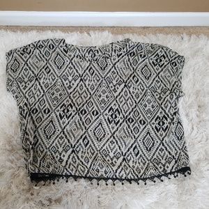 NWOT Stylish Cotton BoHo tee